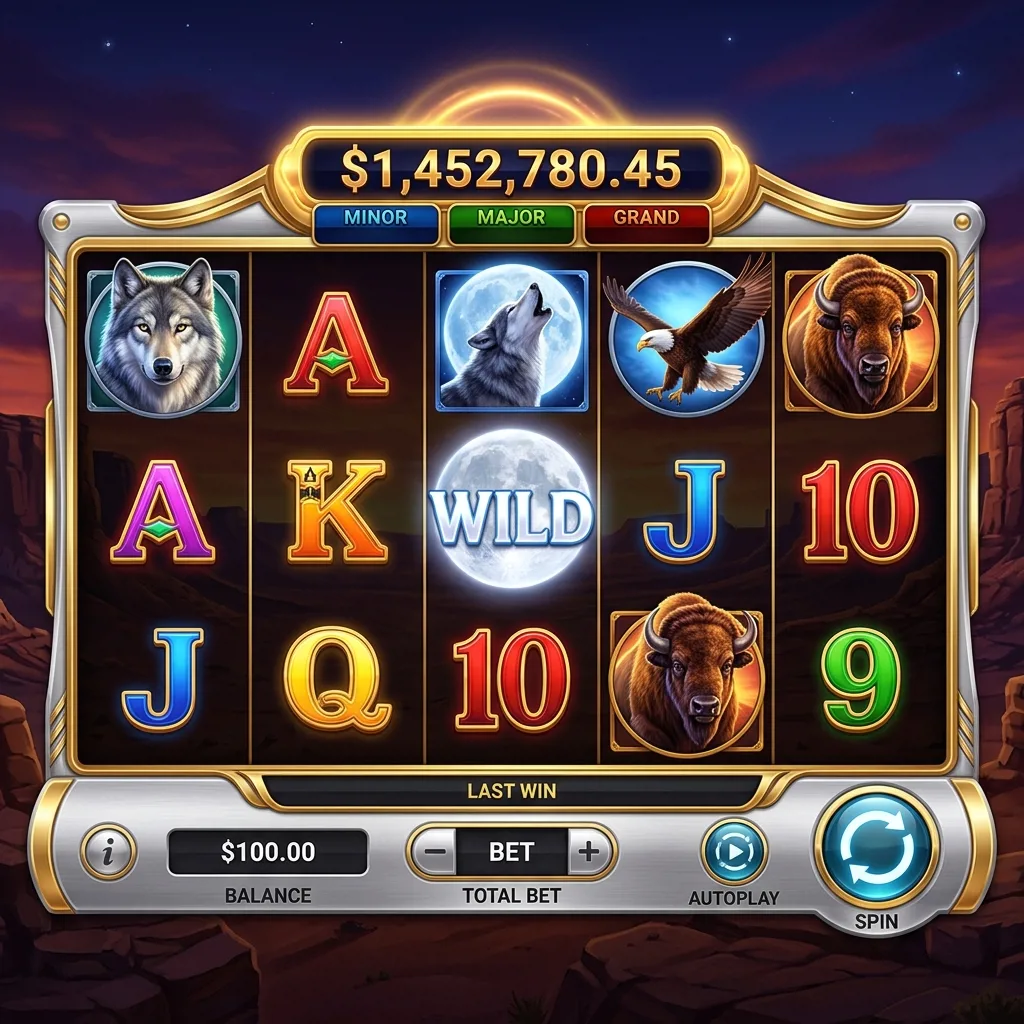 Слот Wolf Gold с прогрессивным джекпотом